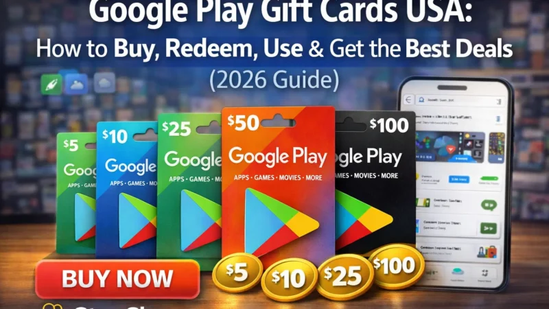 Google Play Gift Cards USA: How to Buy, Redeem, Use & Get the Best Deals (2026 Guide)