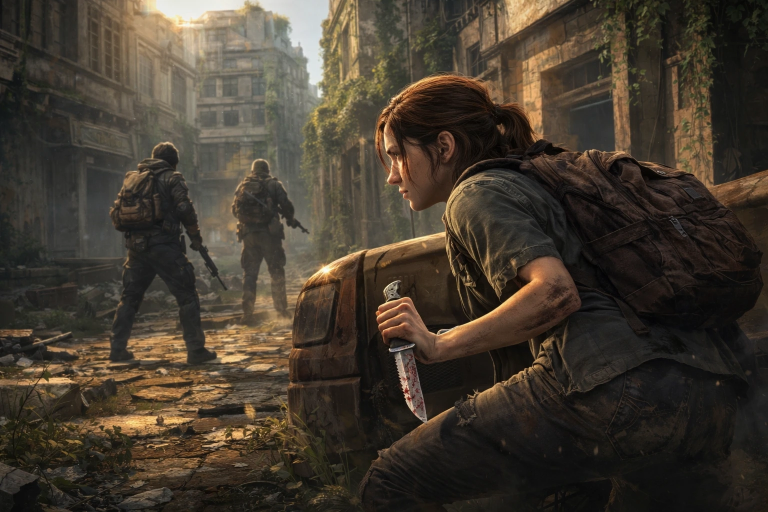 The Last of Us Part II PS4 stealth gameplay