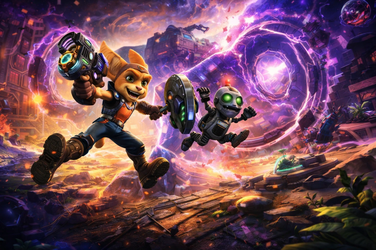 Ratchet & Clank Rift Apart PS5 gameplay