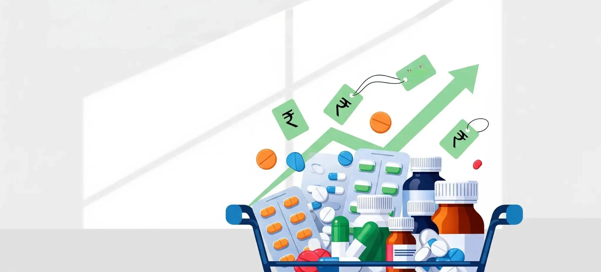 why are online medicine cost increasing in India=