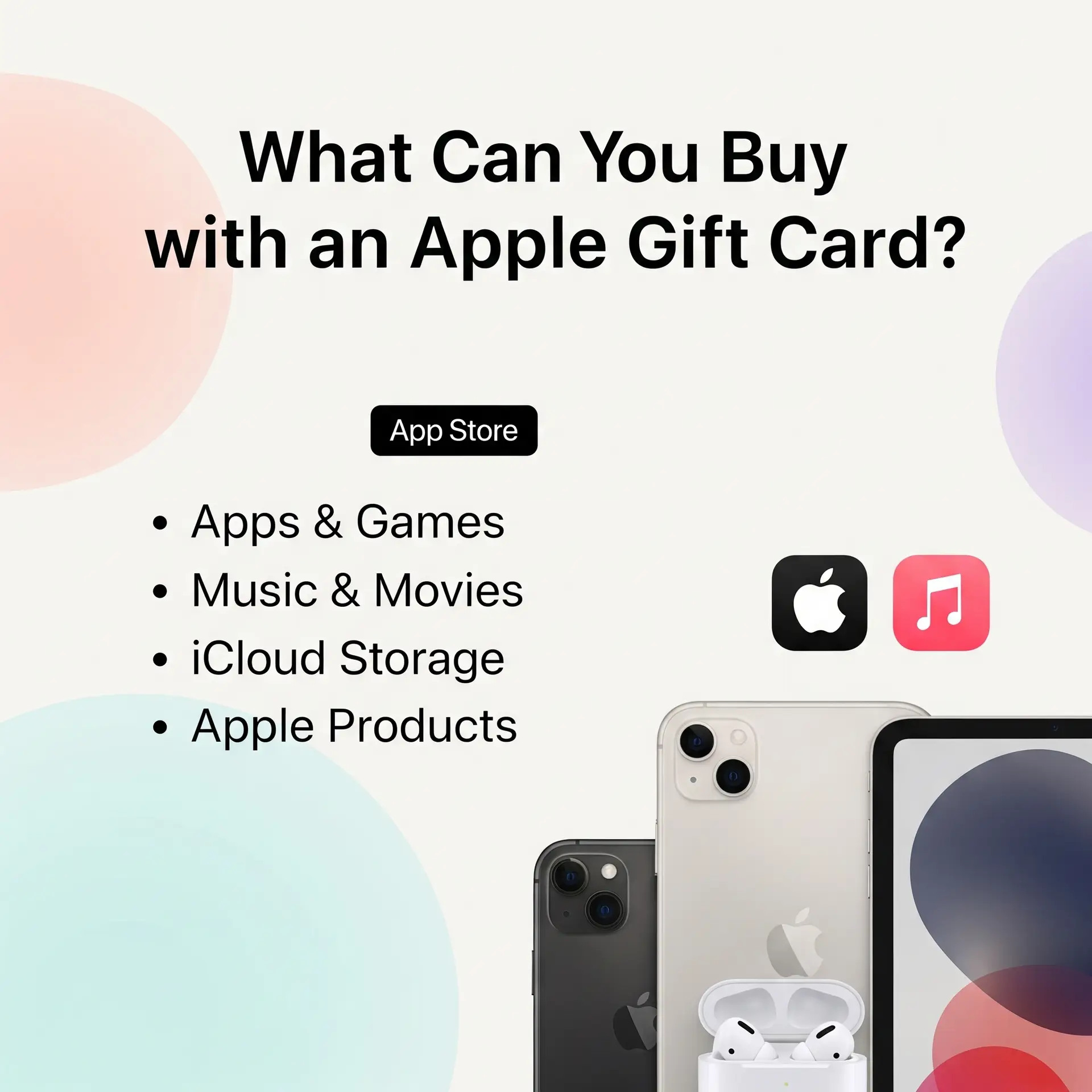 Apple Gift Card usage