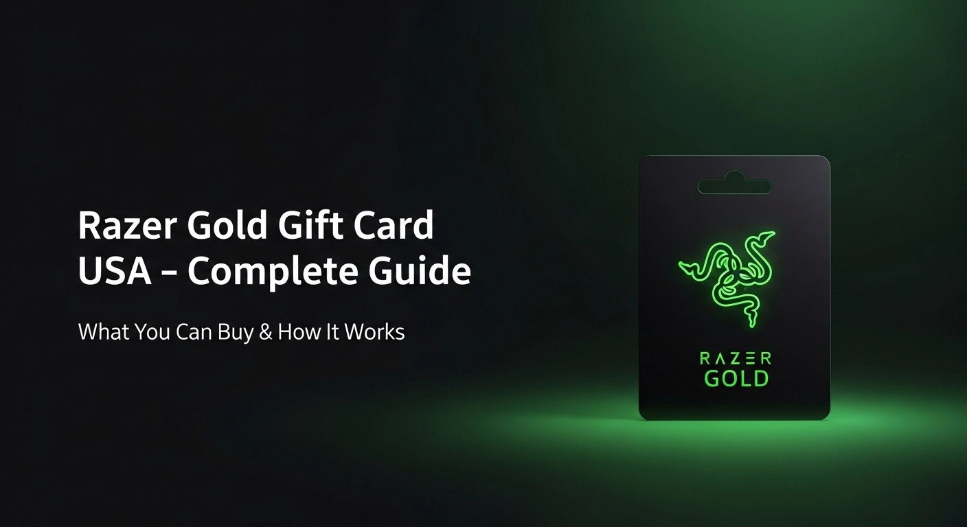 Razer Gold gift card USA complete guide
